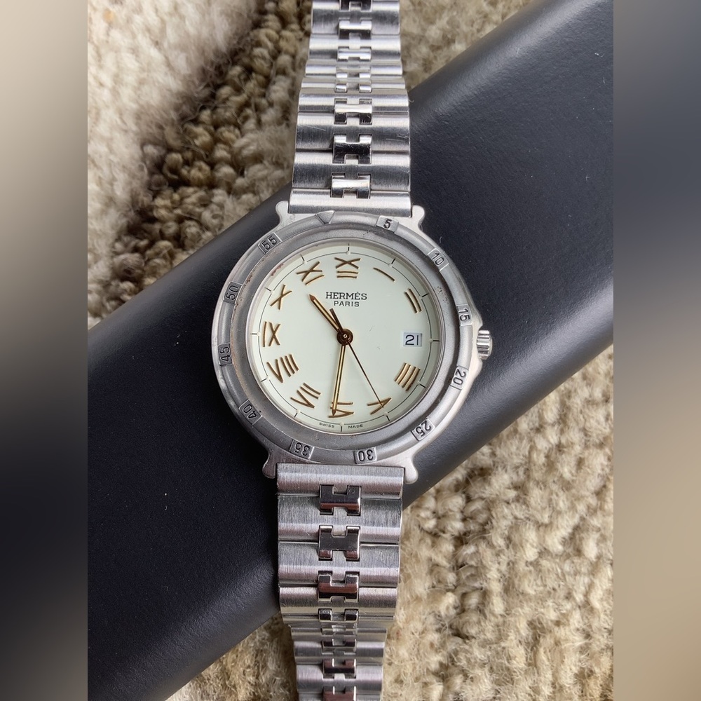 Mens authentic HERMES wristwatch ๐๐๐ - Picture 3 of 12